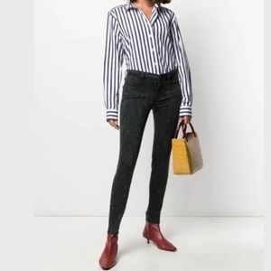 Frame | Black Snake Print Jeans | 30